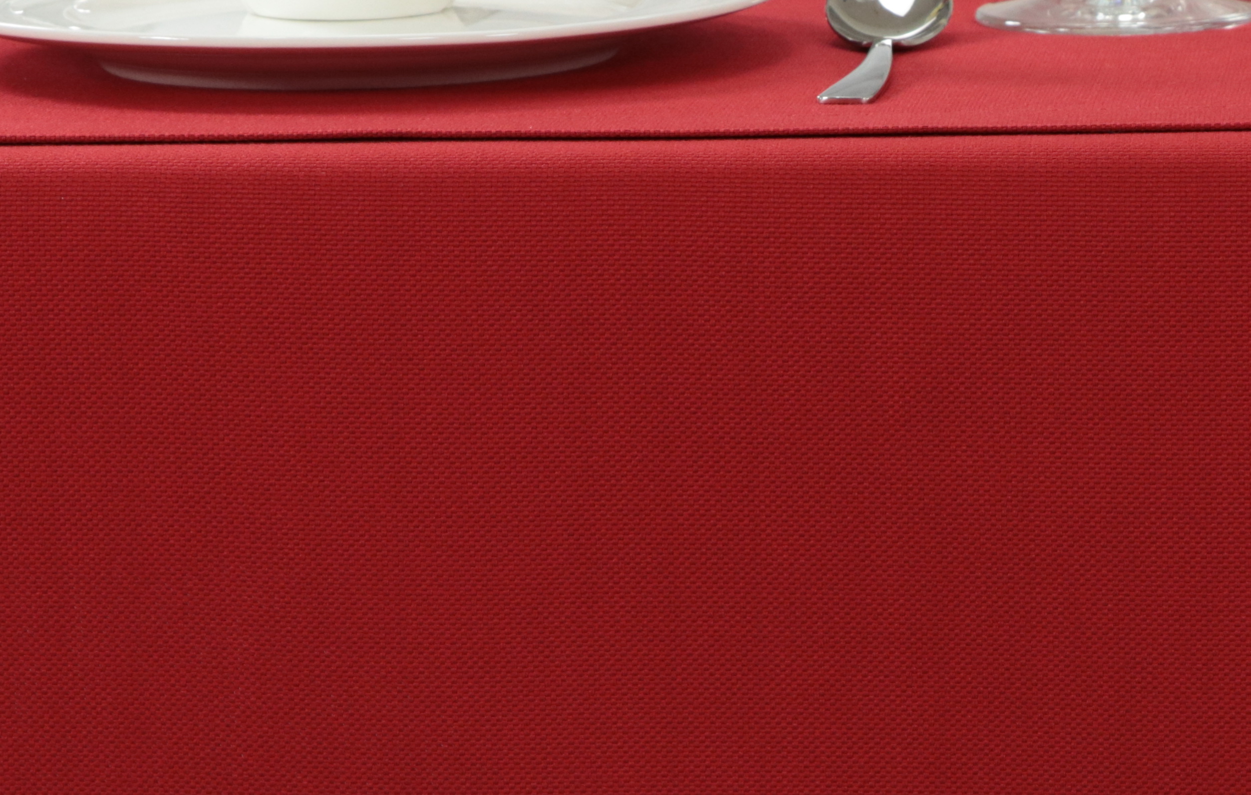 Tischdecke mit Fleckschutz Rot uni Liberas Breite 130 cm | 350 cm