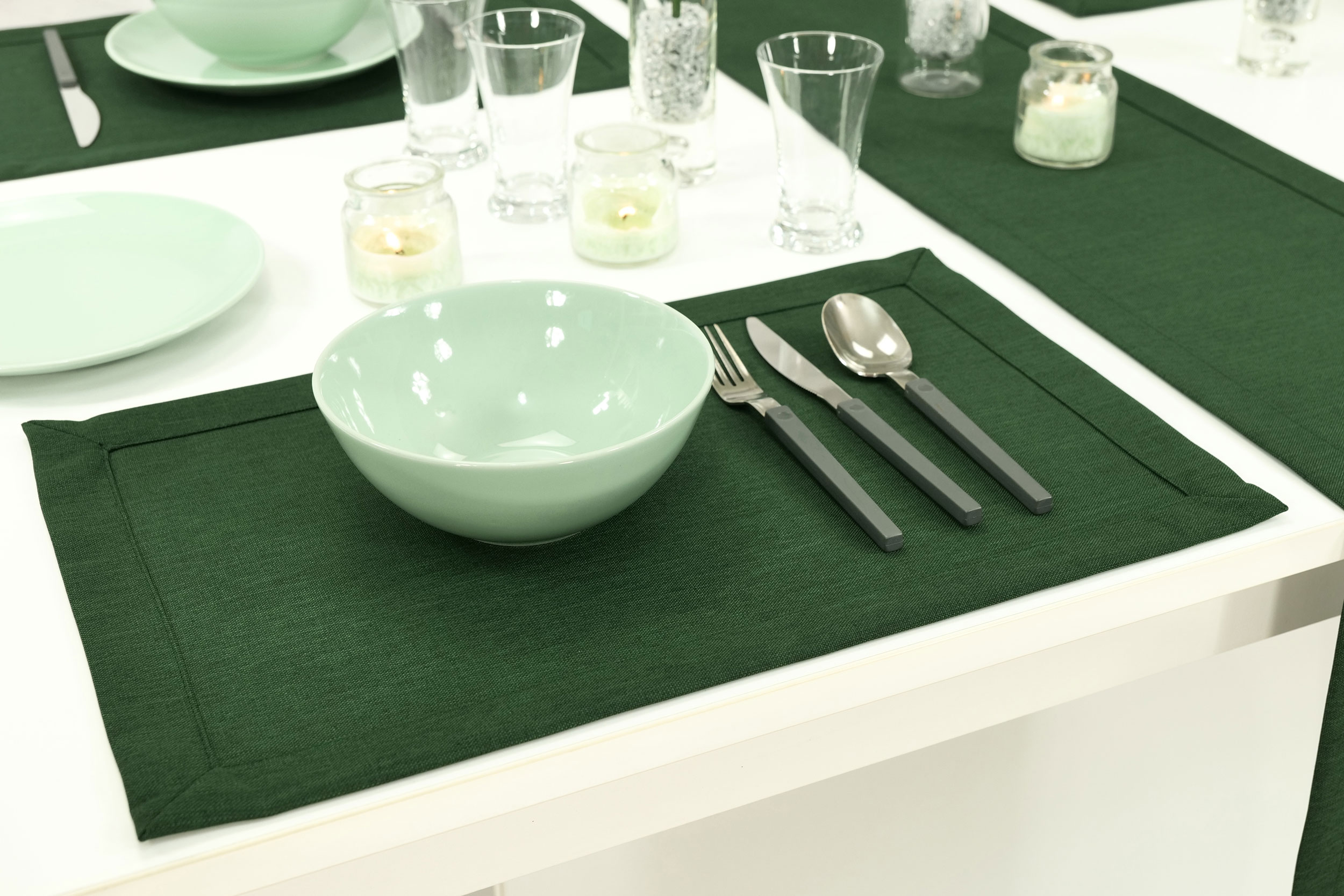 Tischsets & Platzsets GRÜN | TiDeko® Tischdecken-Shop.de. Tischdecken  Markenqualität