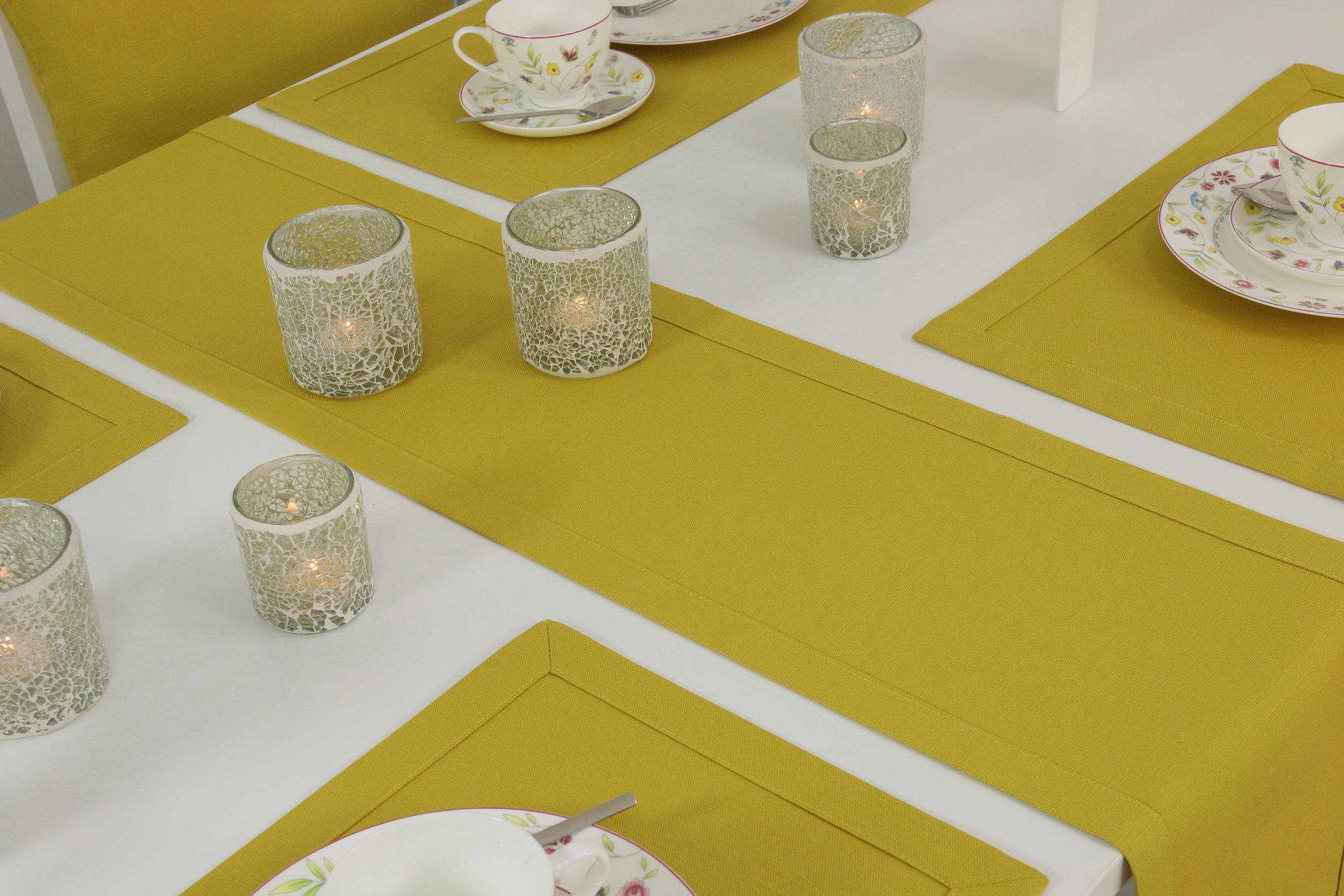 online in bestellen Auswahl Gelb Tischdecken-Shop.de. Markenqualität jeden TiDeko® Tischläufer Tischdecken für | großer Anlass