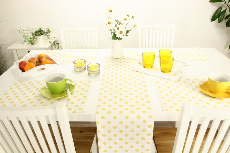 | für Tischdecken-Shop.de. Tischläufer in Anlass Tischdecken jeden bestellen Markenqualität Gelb TiDeko® online großer Auswahl