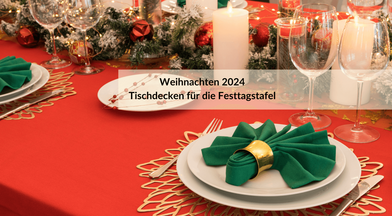 Tischdecken Weihnachten 