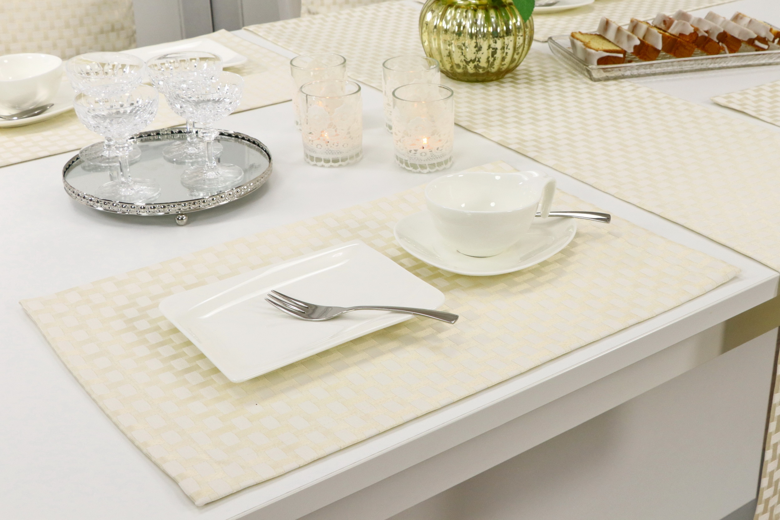 Tischsets & Platzsets GOLD | TiDeko® Tischdecken-Shop.de. Tischdecken  Markenqualität