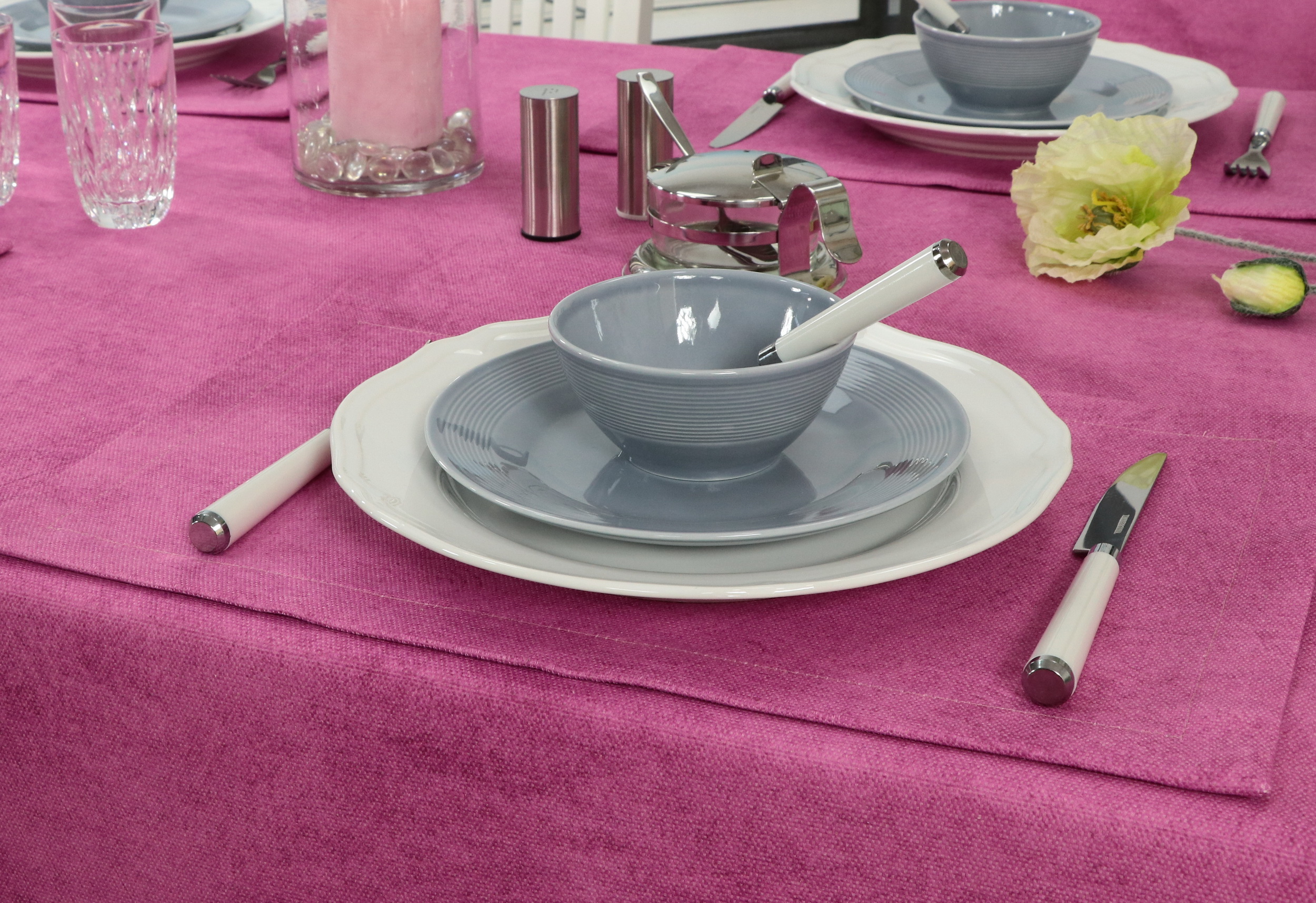 Tischsets & Platzsets ROT Tischdecken-Shop.de. TiDeko® Tischdecken Markenqualität 