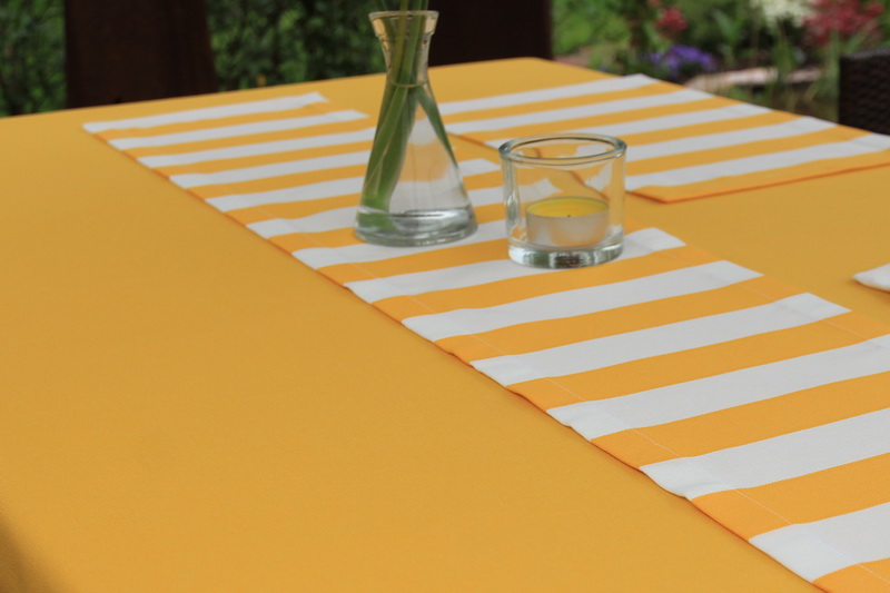 großer | Tischdecken jeden Markenqualität TiDeko® Gelb Tischdecken-Shop.de. Auswahl in für online Tischläufer bestellen Anlass