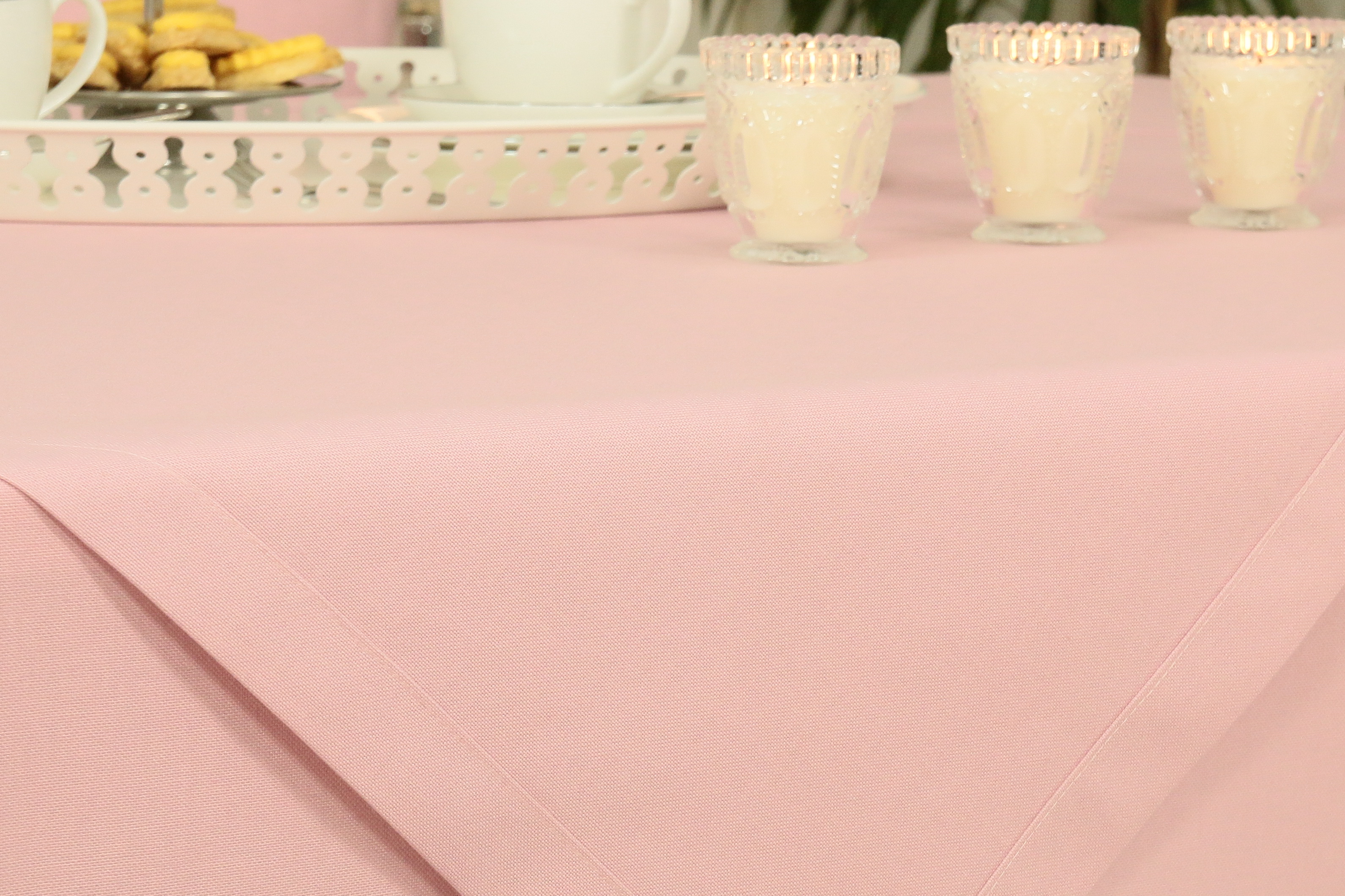 Jetzt kaufen Markenqualität Tischdecken-Shop.de Tischdecke TiDeko® | Rosa: Immer Tischdecken-Shop.de. bei und elegant festlich. Tischdecken