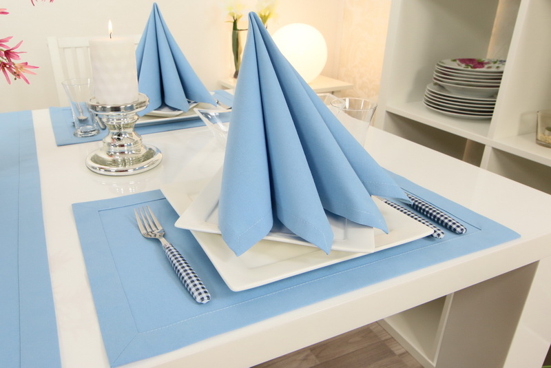 Die schönsten kaufen | Tischdecken Tischdecken-Shop.de Tischdecken-Shop.de. bei TiDeko® hellblauen Markenqualität Tischdecken
