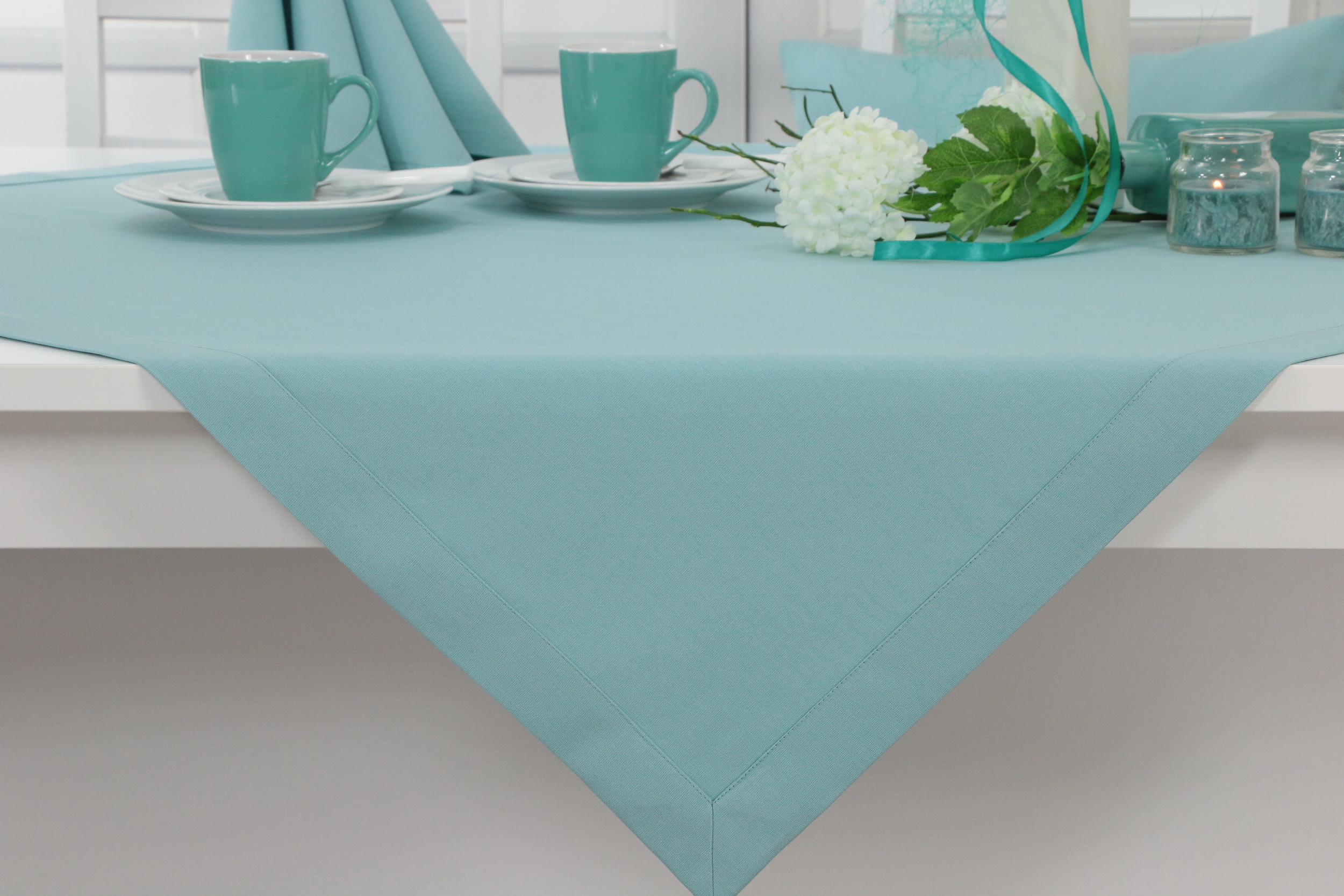 Tischdecken-Shop.de. | mit Markenqualität Fleckschutz Farbe: Tischdecke TiDeko® Tischdecken MINT