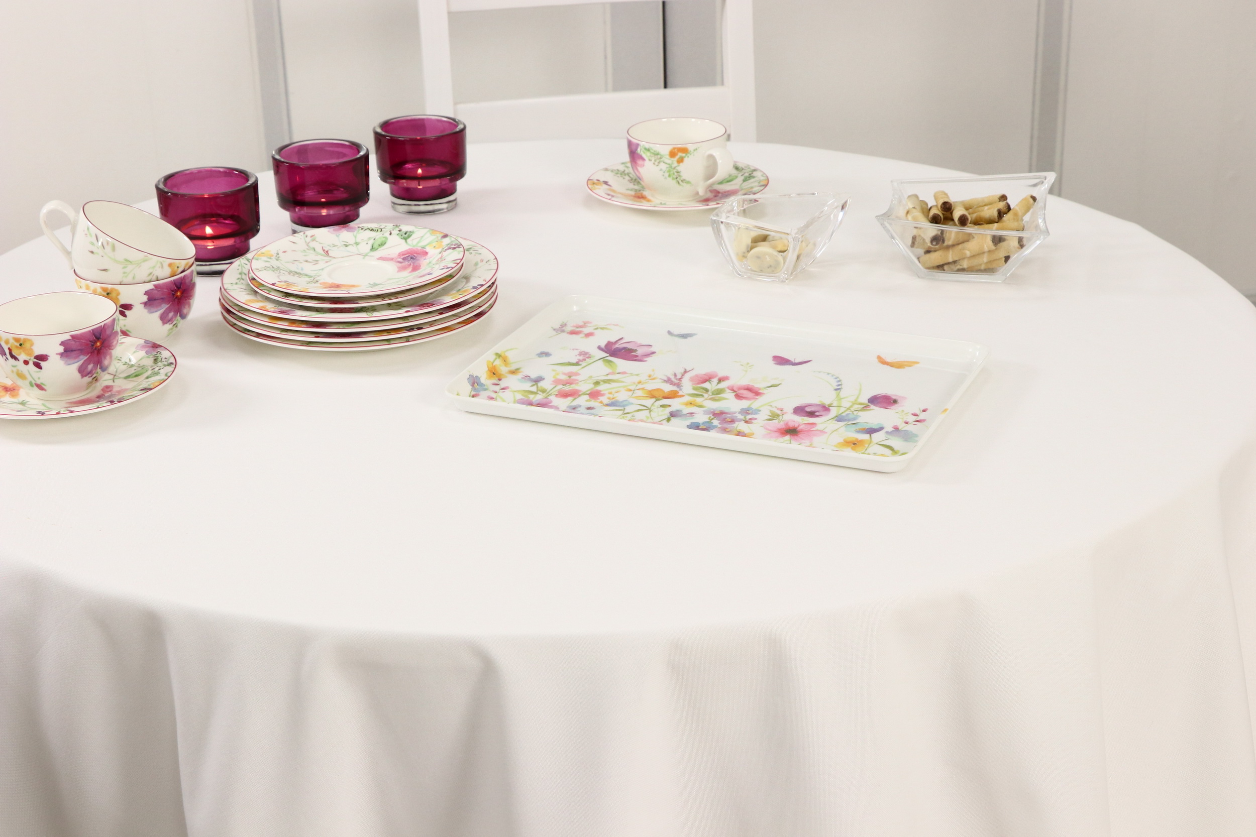TiDeko® Markenqualität Besonders Tischdecken-Shop.de. | Creme Weiß: Tischdecke festliche Tischdecken Tischdecke elegante und