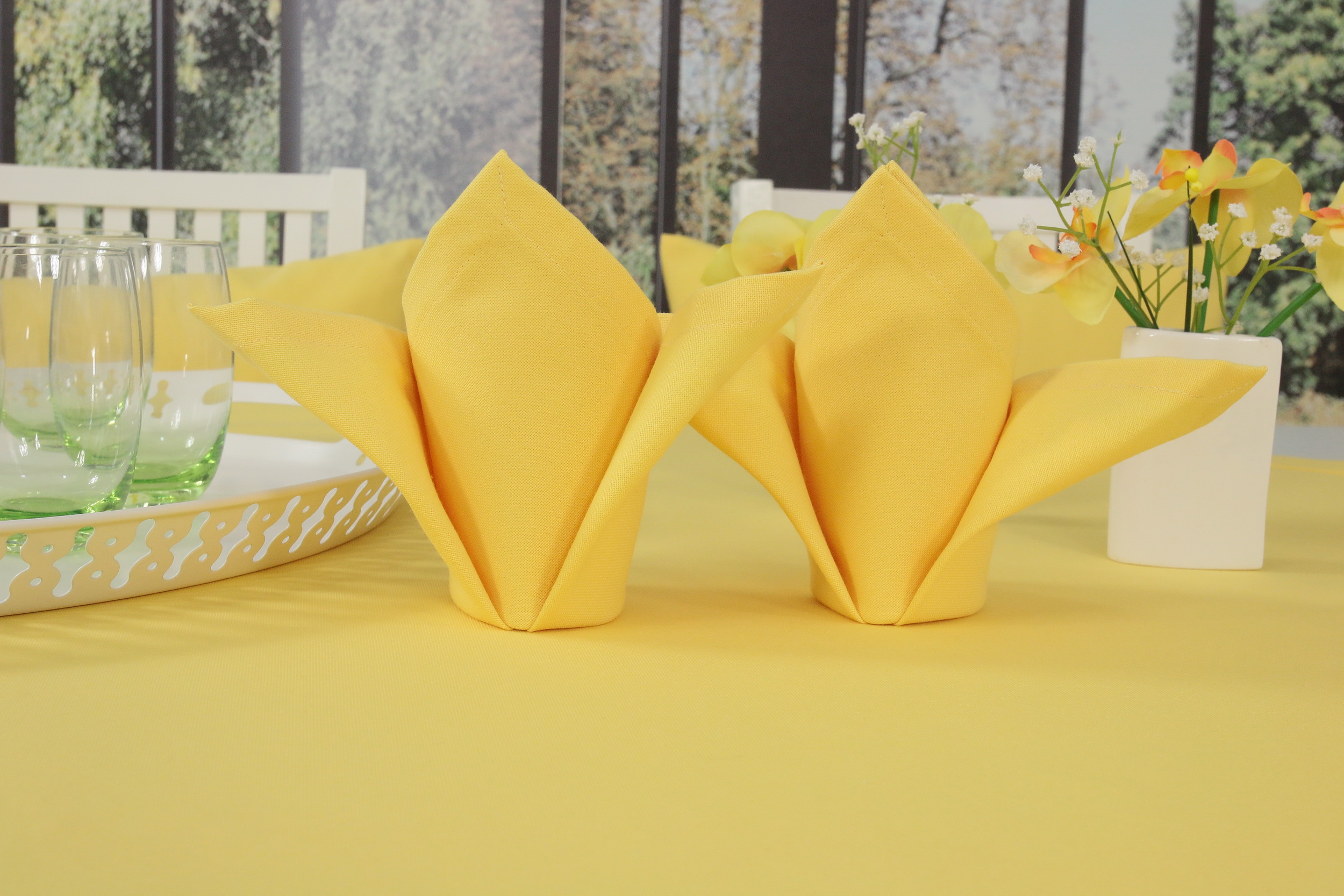 - Markenqualität | Tischdecken-Shop.de. Tischdecke | TiDeko® online günstig Gelbe gelb Tischdecken kaufen Tischdecken TiDeko®