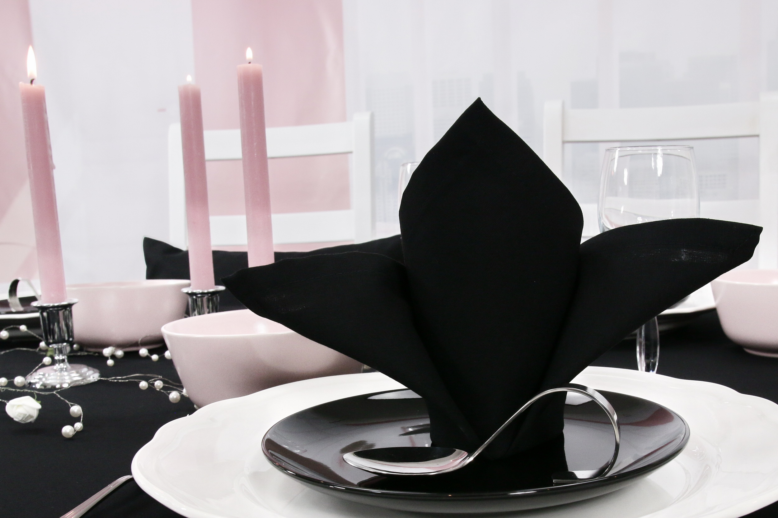 Tischdecken Schwarz uni Tischdecken-Shop.de. Markenqualität | Tischdecken TiDeko®