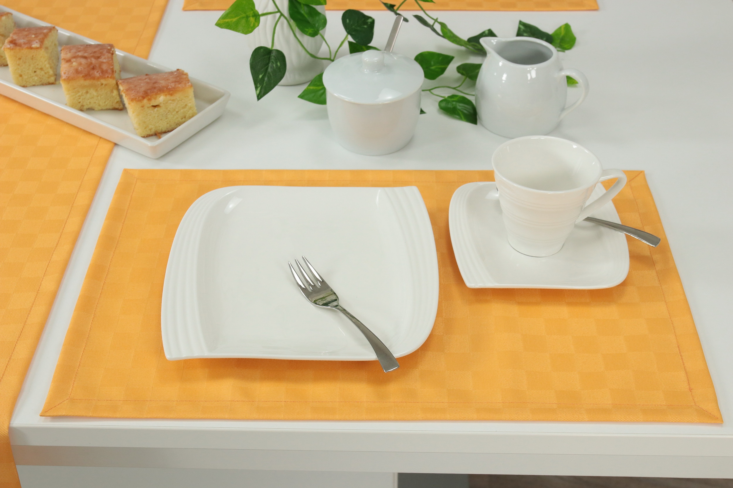 Tischsets & Platzsets GELB | TiDeko® Tischdecken-Shop.de. Tischdecken  Markenqualität